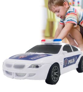 Uzaktan Kumandalı Full Fonksiyon Süper Hızlı 1:24 Ölçek,  Spor Polis Arabası