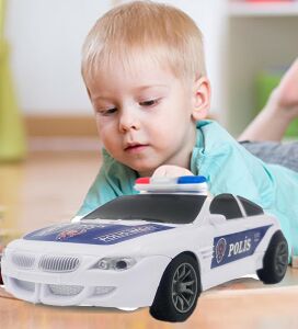 Uzaktan Kumandalı Full Fonksiyon Süper Hızlı 1:24 Ölçek,  Spor Polis Arabası