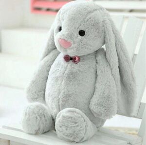 Oyun ve Uyku Arkadaşım PAPYONLU Uzun Kulak Bunny Peluş Tavşan 65 cm Pelüş tavşan