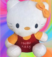 Sevimli Oturan Peluş Hello Kitty - 80 cm, Uyku ve Oyun Arkadaşı