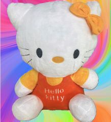 Sevimli Oturan Peluş Hello Kitty - 80 cm, Uyku ve Oyun Arkadaşı
