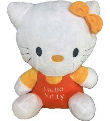 Sevimli Oturan Peluş Hello Kitty - 80 cm, Uyku ve Oyun Arkadaşı