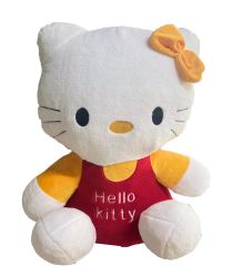 Sevimli Oturan Peluş Hello Kitty - 80 cm, Uyku ve Oyun Arkadaşı