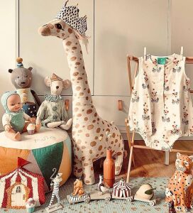 Büyük Yumuşak 1 Metre Oyuncak Peluş Zürafa, Uyku ve Oyun Arkadaşı-100 cm,hm403