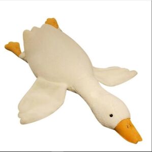 Sevimli Peluş Uyku Arkadaşım Kaz 75 cm- Uçan Kaz Morton Uyku Yastığı