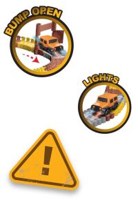 192 Parça İnşaat Temalı Hareketli Raylar Araçlı İnşaat Tracks