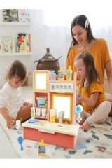 Kukuli Şarkılı Eğitici Modern Banyo Seti Oyuncak Pembe Banyo