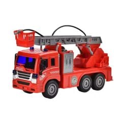 1:18 Işıklı USB Şarjlı Uzaktan Kumandalı 5 Fonksiyonlu Oyuncak İtfaiye
