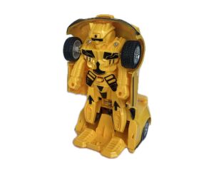 Işıklı Sesli Müzikli Çek Bırak Robota Dönüşen Araba