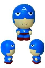 Marvel Hero Kaptan Amerika Squishy, Büyük BOY 10 cm Sukuşi