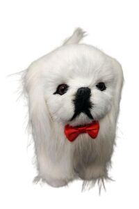 Sese Duyarlı Şımaran - Hareket Eden, Yürüyen Müzikli Sevimli Malta Bichon Peluş Köpek