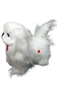 Sese Duyarlı Şımaran - Hareket Eden, Yürüyen Müzikli Sevimli Malta Bichon Peluş Köpek