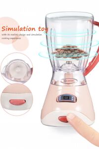 Işıklı Sesli Fonksiyonlu Oyuncak Blender, Eğlenceli- Eğitici Oyuncak Küçük Ev Aletleri