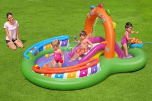 Su Pompalı-Bestway 53117, Kaydıraklı, Lunapark Şişme Eğlence Havuzu