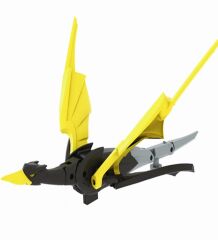 MONSUNO, Lisanslı Fusion Black Bullet Figür, Fırlatma Kapsülü ve Oyun Kartı