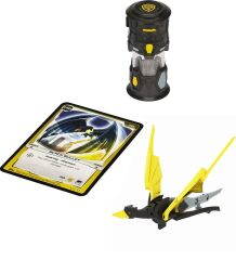 MONSUNO, Lisanslı Fusion Black Bullet Figür, Fırlatma Kapsülü ve Oyun Kartı