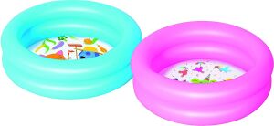Bestway 2 Boğum Desenli Zeminli Çocuk Havuzu, (61x15 cm) 51061
