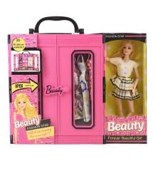 Sonsuz Hareket Bebekli Gardrop-Çantalı Giysi Dolabı- Barbie Gardrop