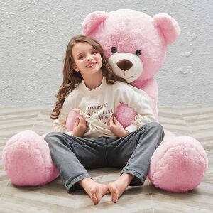 Peluş 120 cm Papyonlu Sevimli  Ayı - Sevgiliye Özel Hediye