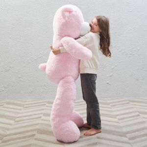 Peluş 120 cm Papyonlu Sevimli  Ayı - Sevgiliye Özel Hediye