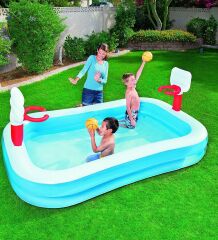Su Pompalı- Bestway 54122 Basket Potalı, Şişme Eğlence Havuzu