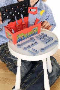 Minikler İçin Eğitici Oyuncak Alet Seti – 25 Parça, STEM Uyumlu Eğitici Oyuncak