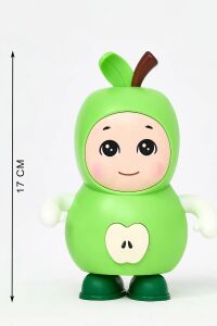 Işıklı ve Müzikli Danseden Elma Oyuncak – 17 cm, Minikler İçin Eğlencenin Adı!