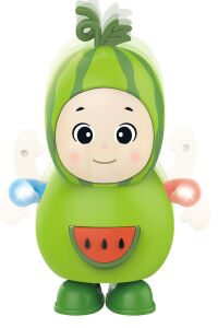 Işıklı ve Müzikli Danseden Karpuz Oyuncak – 17 cm, Minikler İçin Eğlencenin Adı!
