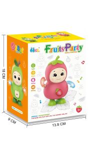 Işıklı ve Müzikli Danseden Karpuz Oyuncak – 17 cm, Minikler İçin Eğlencenin Adı!