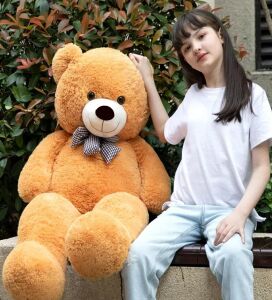 100 cm Peluş Ayı -Sevdiklerinize Özel Hediyelik Peluş Ayıcık, % 100 yerli Premium Kalite