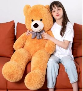 100 cm Peluş Ayı -Sevdiklerinize Özel Hediyelik Peluş Ayıcık, % 100 yerli Premium Kalite
