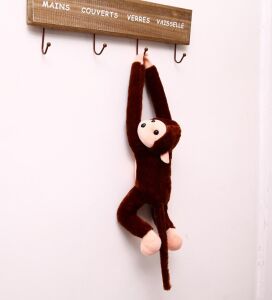 Peluş Maymun, Elleri Yapışabilen Uyku ve Oyun Arkadaşı -70 cm