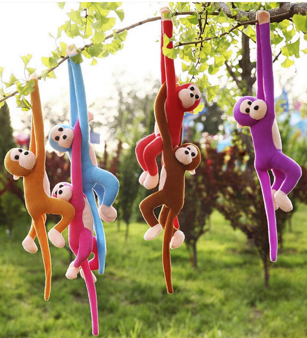 Peluş Maymun, Elleri Yapışabilen Uyku ve Oyun Arkadaşı -70 cm