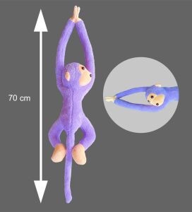 Peluş Maymun, Elleri Yapışabilen Uyku ve Oyun Arkadaşı -70 cm