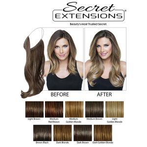 Daha Uzun ve Gür Saçlar için Secret Extensions-Misinalı Postiş!