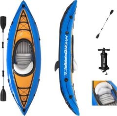 Bestway 65115, Hydro-Force Şişme Kano, Tek Kişilik Kürekli SET- 275x 81x45 cm