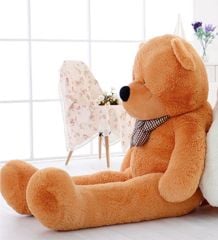 Peluş Ayı 120 cm Papyonlu Sevimli Ayı - Sevgiliye En Özel Hediye