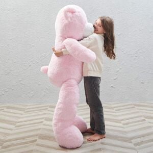 160 cm Papyonlu Peluş Ayı- Papyonlu %100 Yerli İmalat