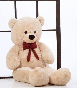 Sevgiliye Özel HEDİYE- 160 cm Papyonlu DEV Boy Peluş Ayı - % 100 YERLİ