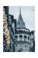 500 Parça Kutulu İstanbul Galata Kulesi Puzzle 48cm x 68cm