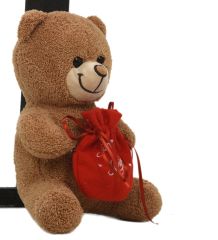 Sevgiliye Özel, Çikolatası ile Romantik Peluş Ayı-30 cm
