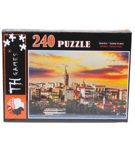 240 Parça Kutulu Puzzle - En Gözde Şehirler!