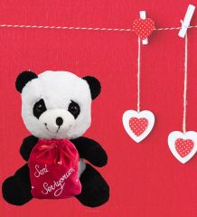 14 Şubat  Özel ''Seni Seviyorum'' Keseli Sevimli Panda-40 cm
