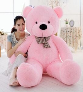 160 cm Papyonlu Peluş Ayı-DEV Boy-Sevgiliye Özel HEDİYE - % 100 YERLİ