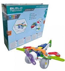Build Technic Set, 71 Parça Tak-Sök Uçak Block Yapı Seti