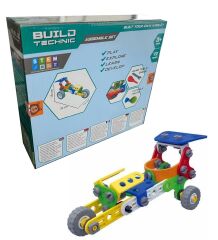 Build Technic Set, 72 Parça Tak-Sök Buggy Araba Block Yapı Seti
