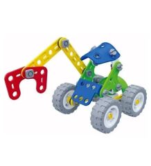 Build Technic Set, 72 Parça Tak-Sök Makaslı Vinç Block Yapı Seti