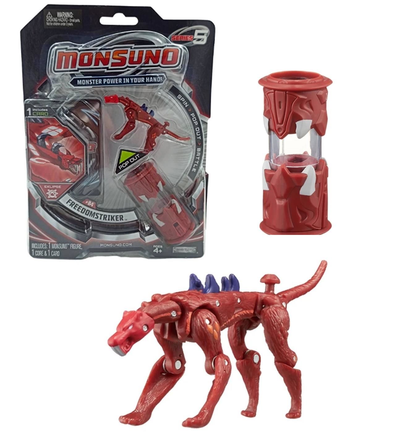 MONSUNO, Lisanslı Freedomstriker Figür, Fırlatma Kapsülü ve Oyun Kartı
