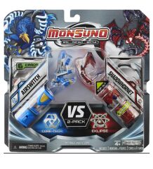 MONSUNO, Lisanslı Airswitch VS Shadowhornet Figürleri, Fırlatma Kapsülleri ve 6 Oyun Kartı