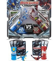 MONSUNO, Lisanslı Airswitch VS Shadowhornet Figürleri, Fırlatma Kapsülleri ve 6 Oyun Kartı